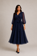 Rochia Eveline Bleumarin
