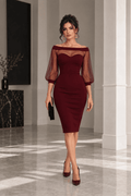 Rochia BODYCON - Bordo