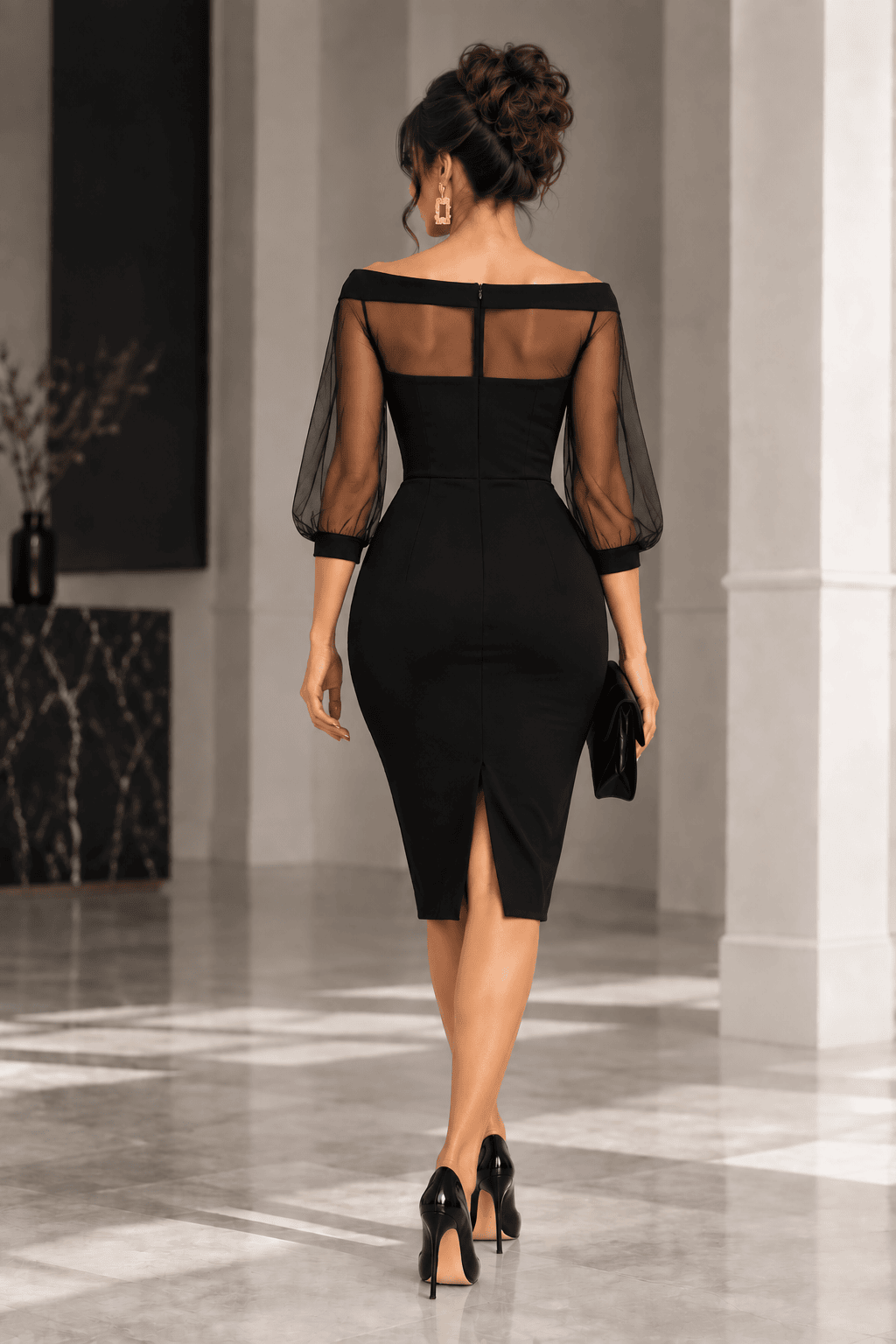 Rochia BODYCON - Negru