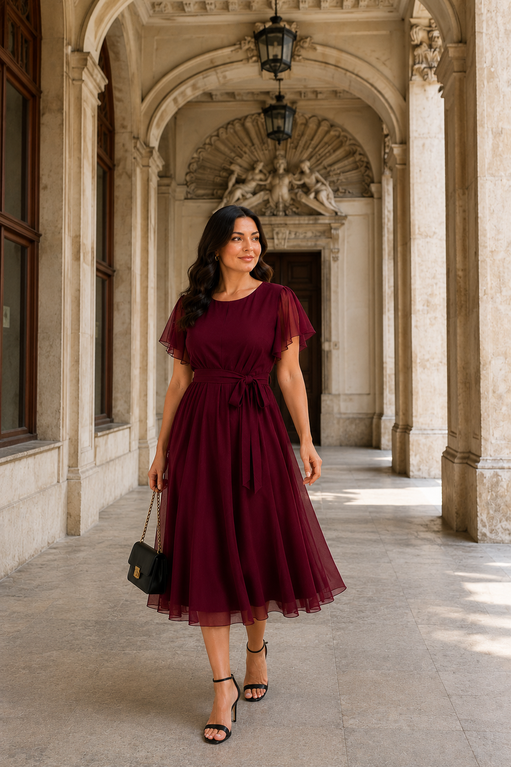 Rochie Serena Bordo