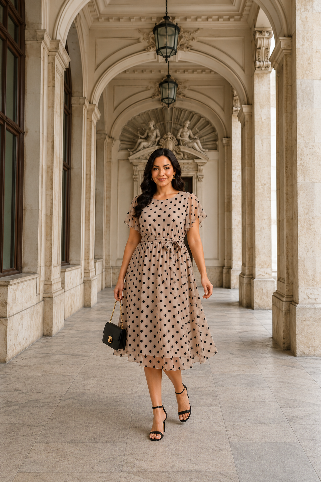 Rochie Elma Beige