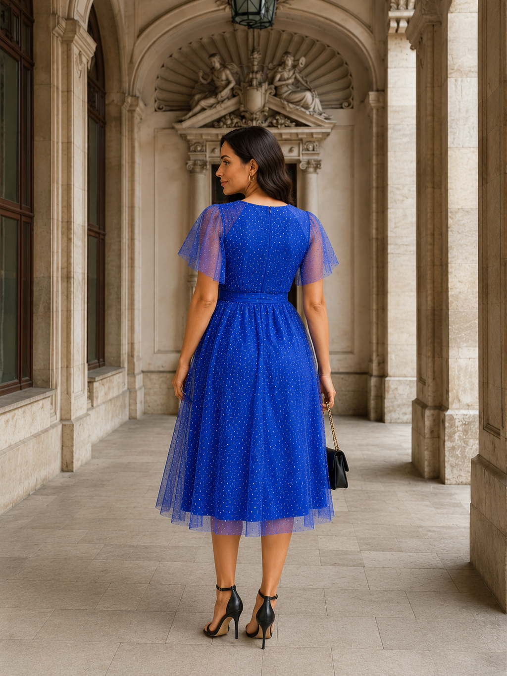 Rochie Serena Royal Blue